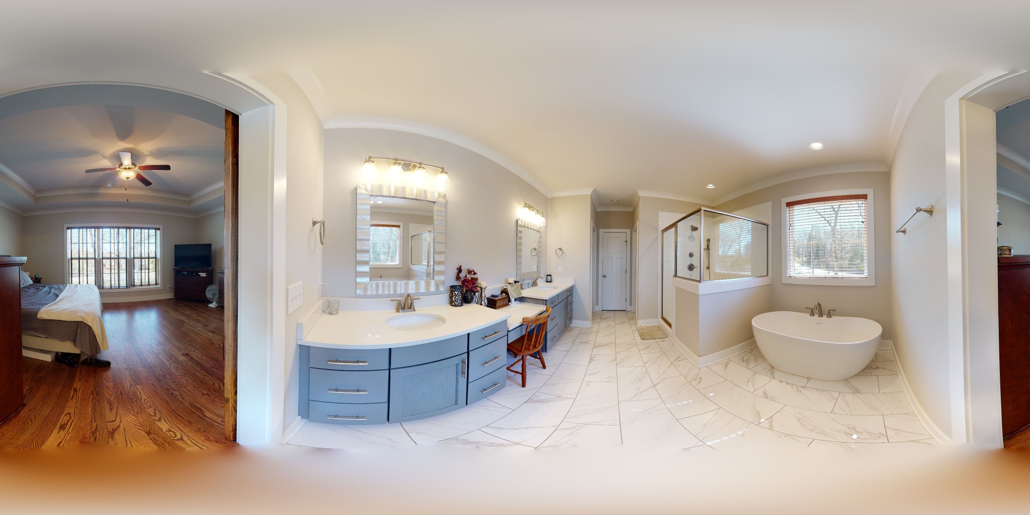 2350 Cooks Road Mount Juliet, TN 37122 - Photo 56 of 57 a spacious bathroom with a tub sink and mirror