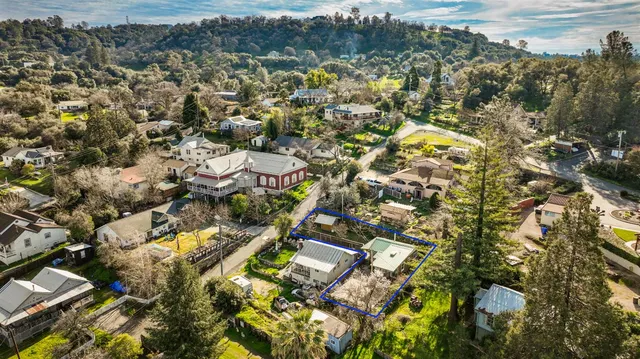a view of a sky from a building