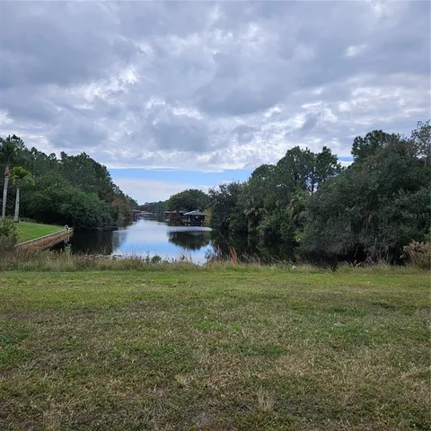 a view of a grassy field