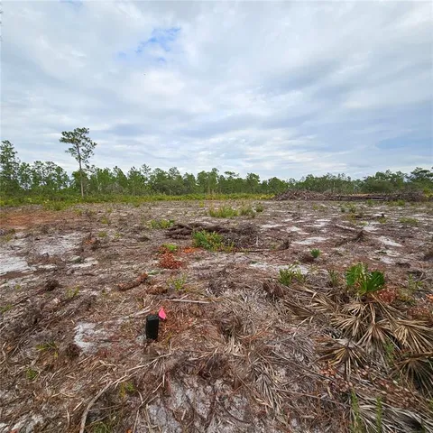a view of a lake with houses in the back