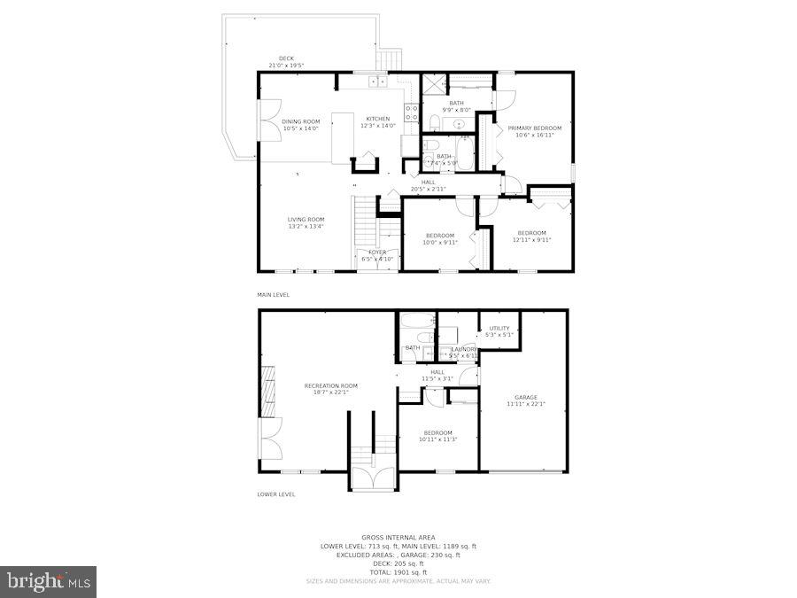 8429 Oak Stream Drive Laurel, MD 20708 - Photo 37 of 37 Entire home floor plan