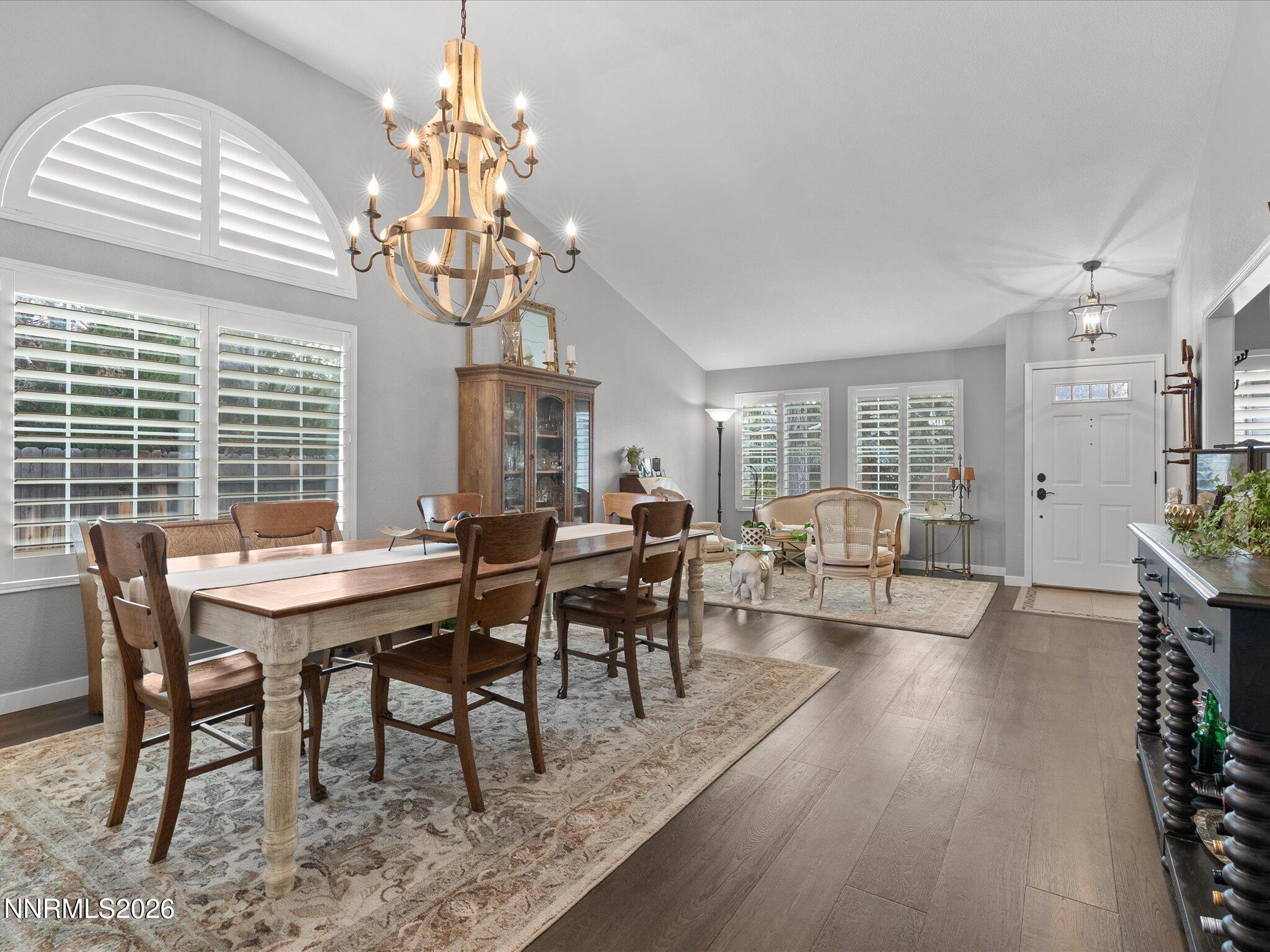 1164 Mayflower Drive Reno, NV 89509 - Photo 18 of 89 a view of a dining room with furniture window and wooden floor