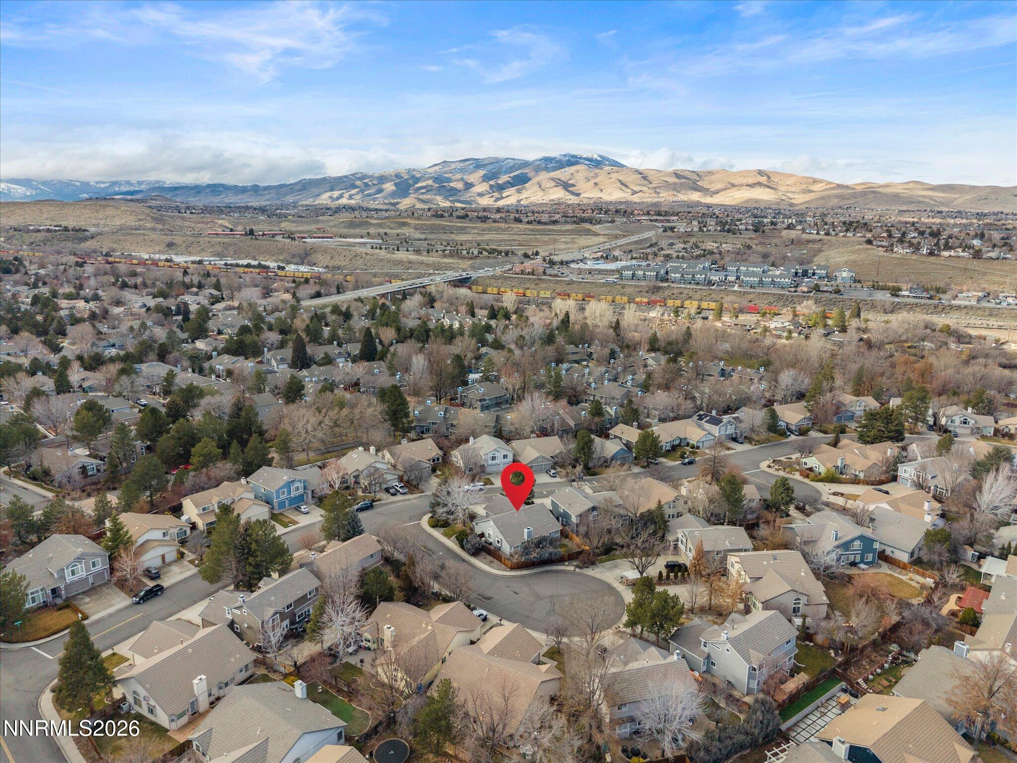 1164 Mayflower Drive Reno, NV 89509 - Photo 55 of 89 an aerial view of residential houses with city view