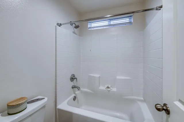 a close up of a bathtub