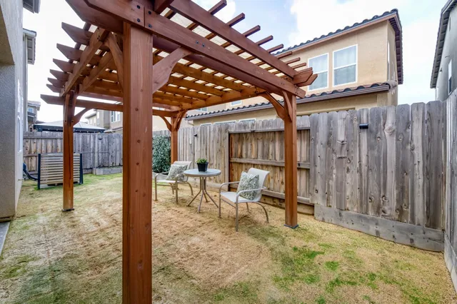 a view of living room with patio