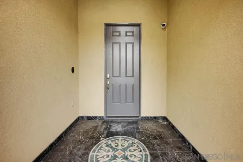 a view of front door