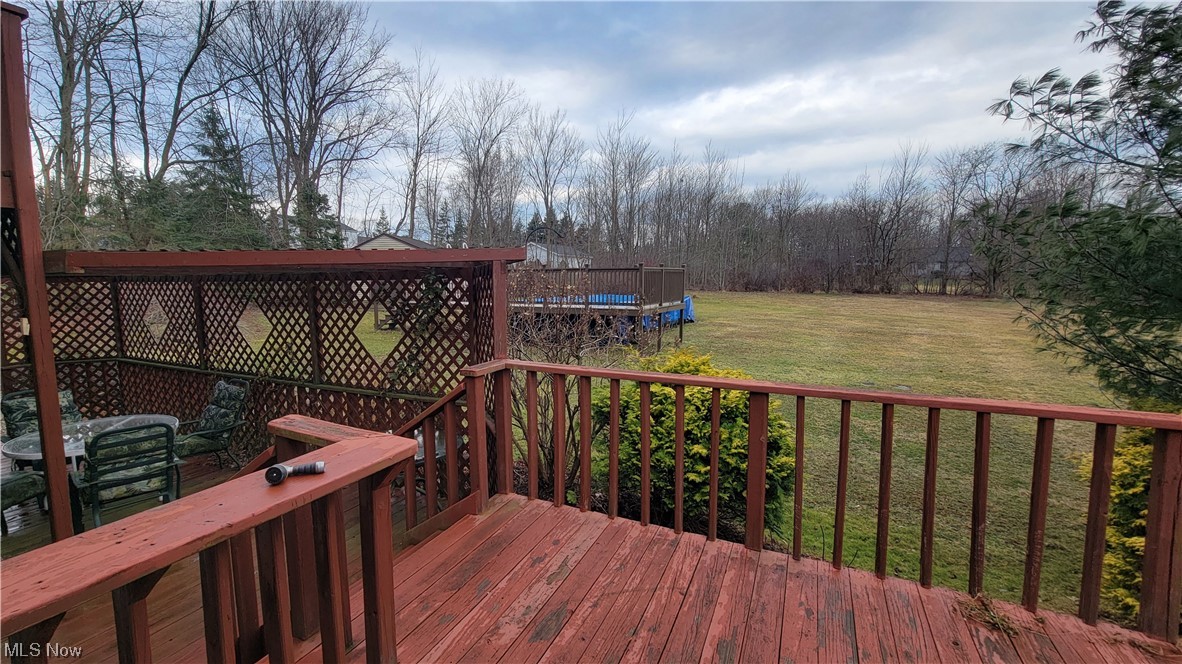 2980 Worrell Road Willoughby, OH 44094 - Photo 32 of 43 Rear Tiered Deck overlooking backyard