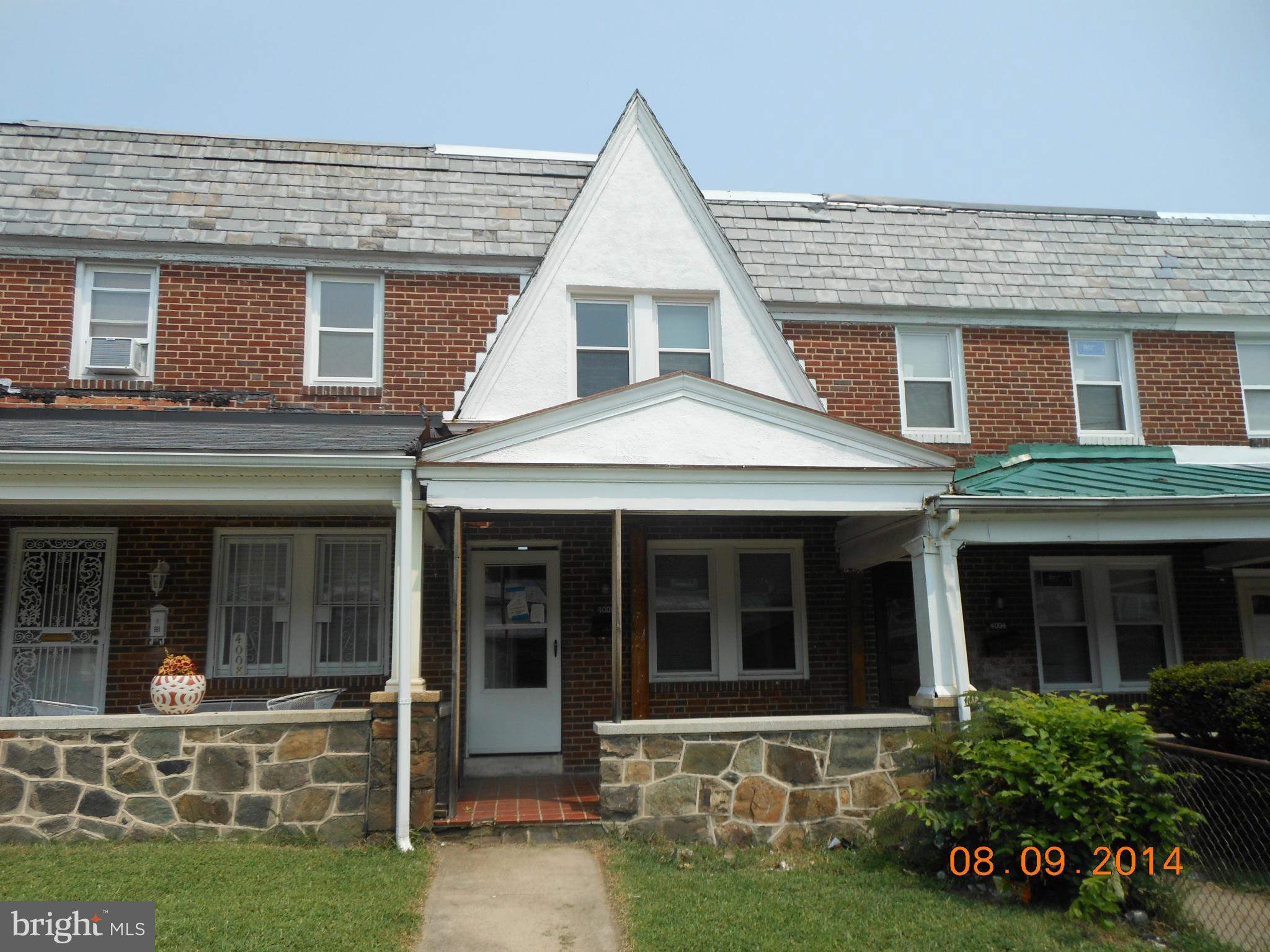 4006 Woodridge Road Baltimore, MD 21229 - Photo 1 of 7 Exterior (Front)