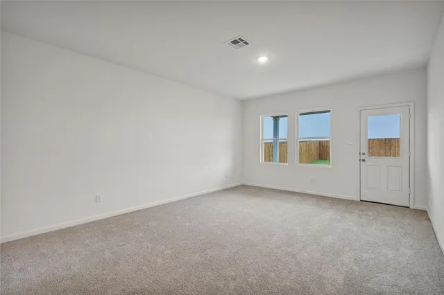 a view of empty room