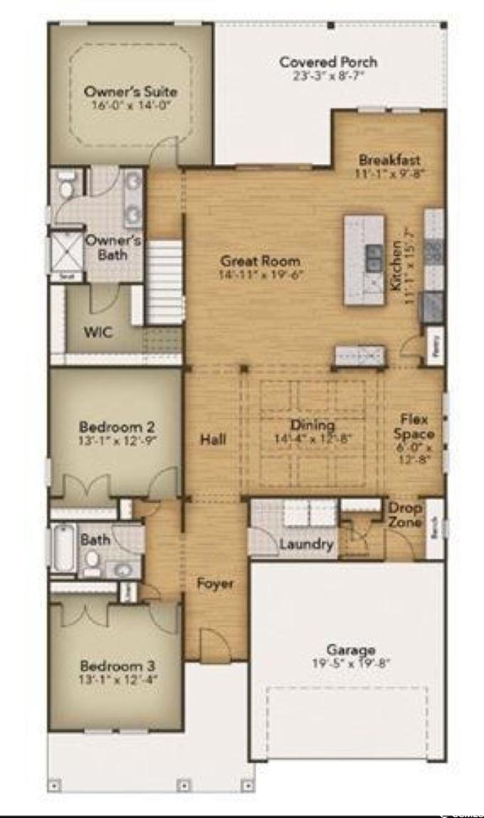 2162 Gooseberry Way Longs, SC 29568 - Photo 34 of 34 View of floor plan / room layout