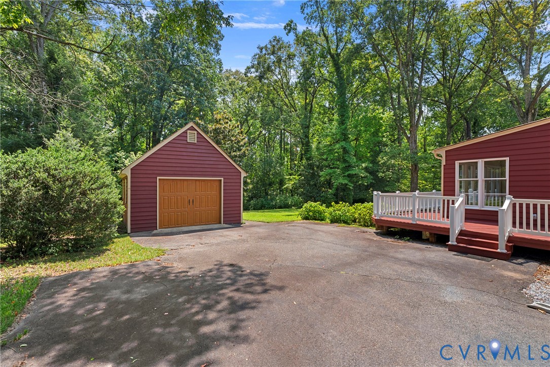 8707 Brown Summit Road North Chesterfield, VA 23235 - Photo 53 of 72 Paved Driveway to detached 1-car garage