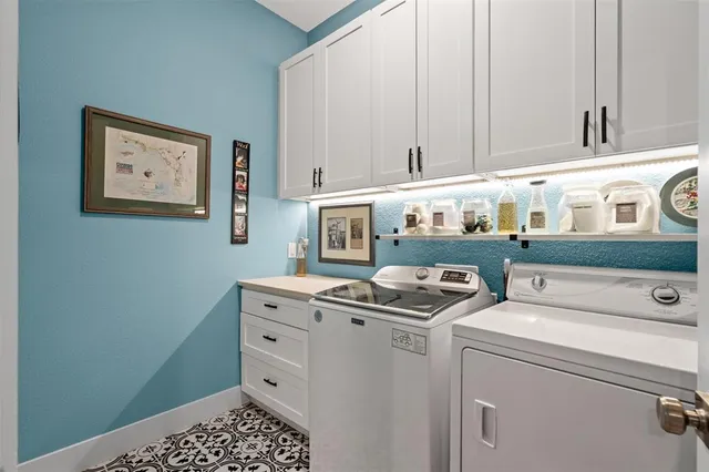 a room with storage and utility