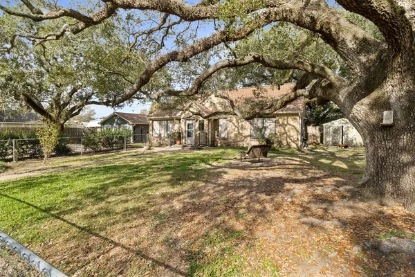 a view of yard with green space