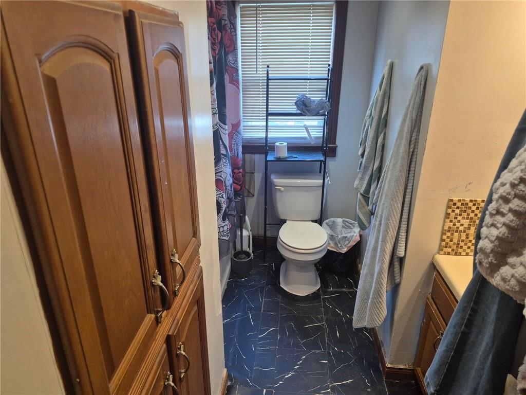 1013 Henry Street Rostraver Township, PA 15012 - Photo 8 of 46 a view of bathroom with a toilet and a sink
