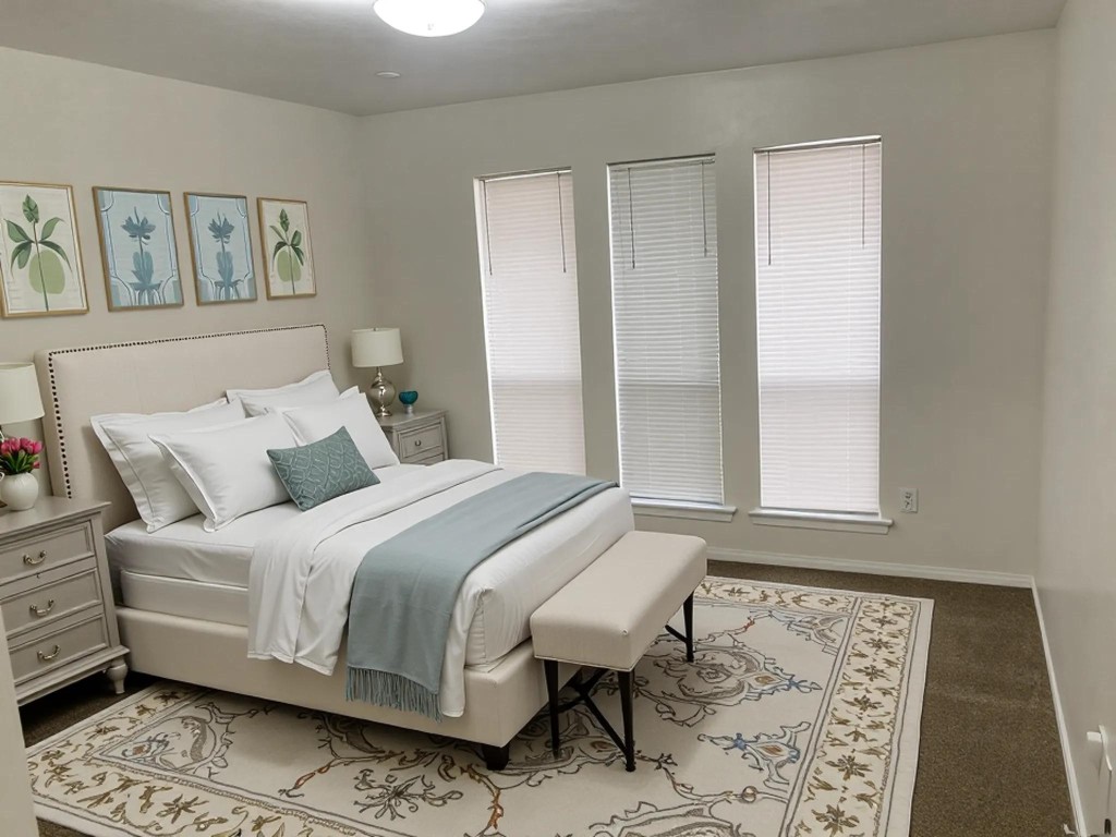 34 Green Bough Court The Woodlands, TX 77380 - Photo 17 of 22 Front spare bedroom - staged