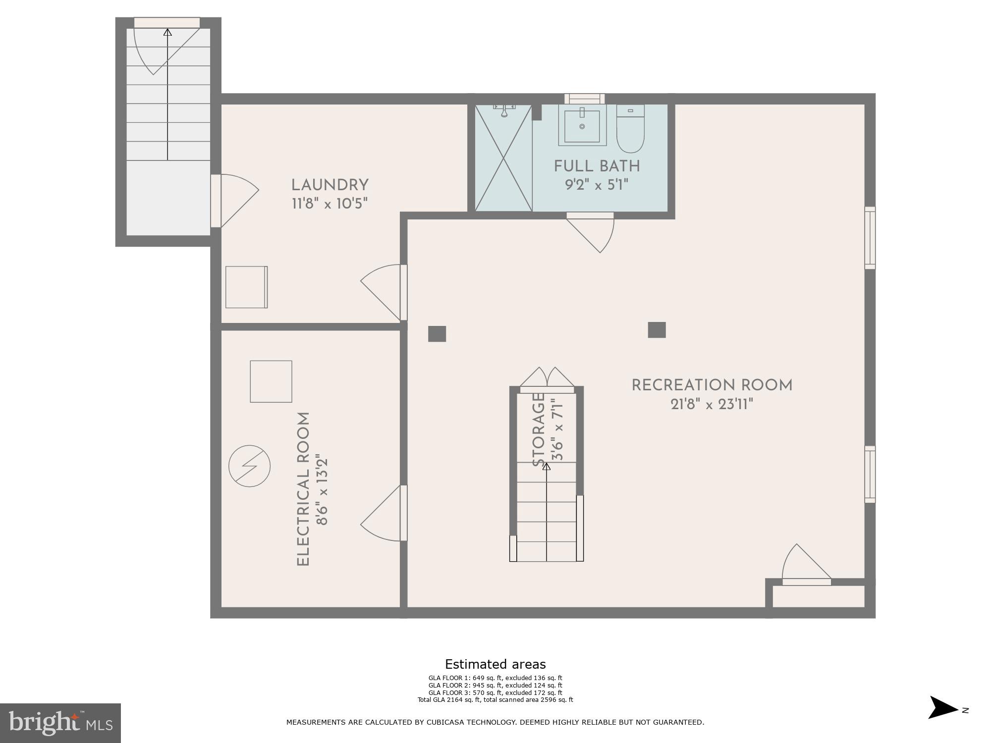 10600 Huntley Place Silver Spring, MD 20902 - Photo 34 of 37 Floor Plan: Lower Level
