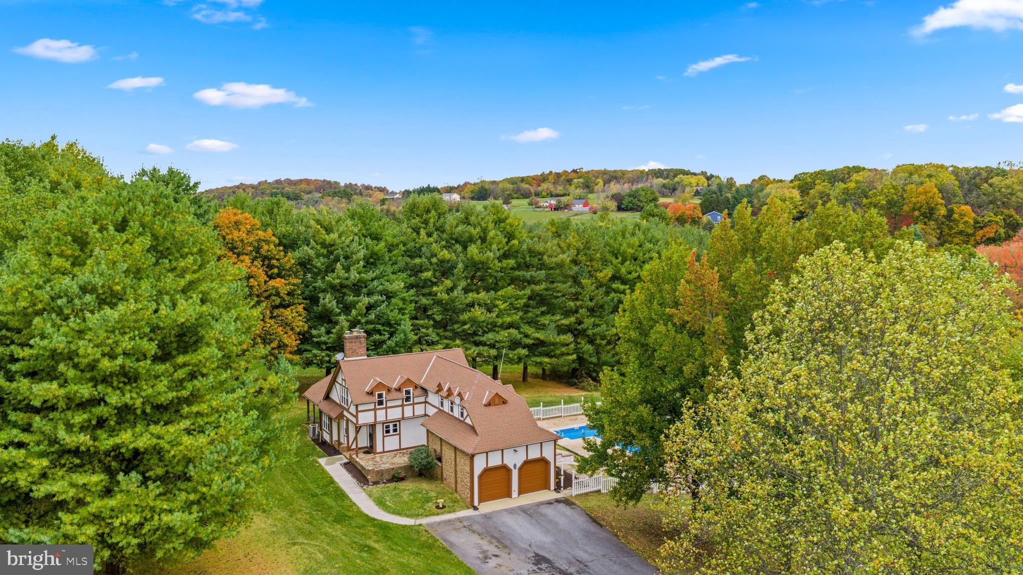 1763 Gablehammer Road Westminster, MD 21157 - Photo 33 of 51 aerial view of a house with a yard and lake view