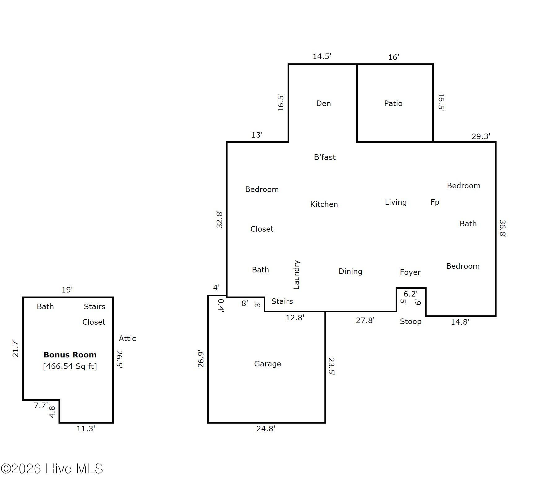 202 Geneva Court New Bern, NC 28562 - Photo 51 of 51 floor plan