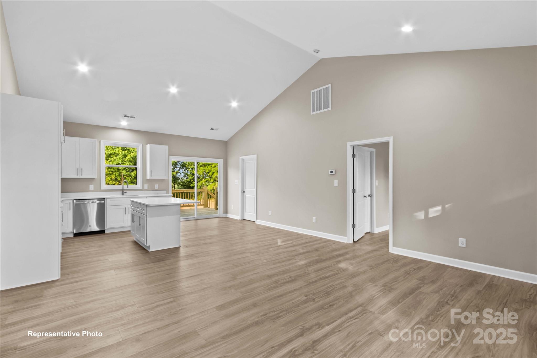 986 Tabor Road Olin, NC 28660 - Photo 5 of 27 a view of a living room and dining room