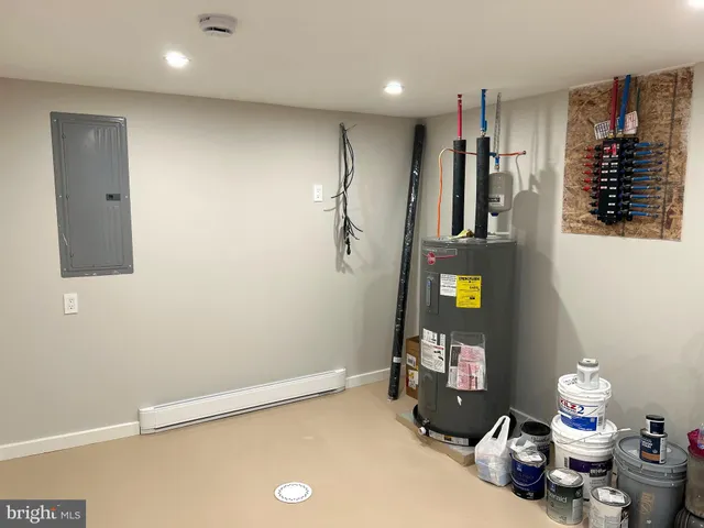 a room with gym equipment