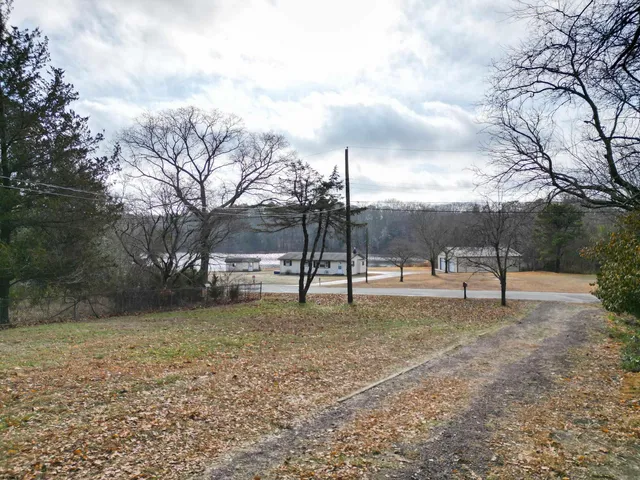 a view of a patio filled with furniture