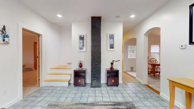 a kitchen with granite countertop cabinets and stainless steel appliances
