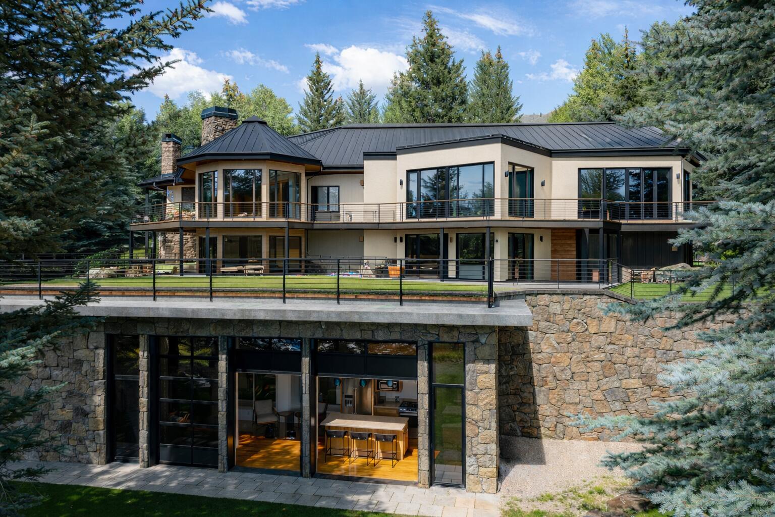 100 Wedeln Lane Sun Valley, ID 83353 - Photo 7 of 60 Exterior Remodel Back