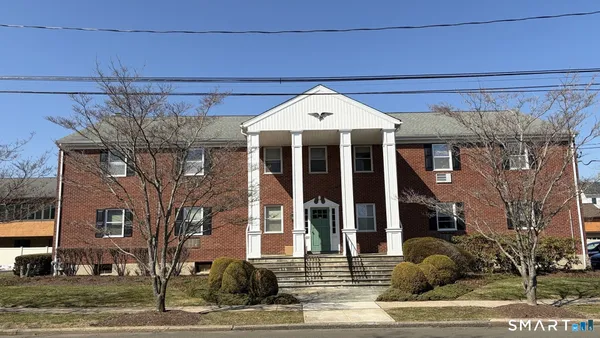 a view of a building entrance
