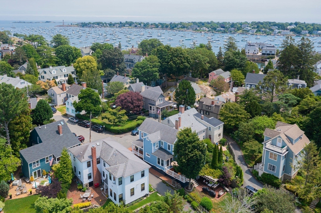 7 Waldron Court Marblehead, MA 01945 - Photo 25 of 26 an aerial view of a house with a garden