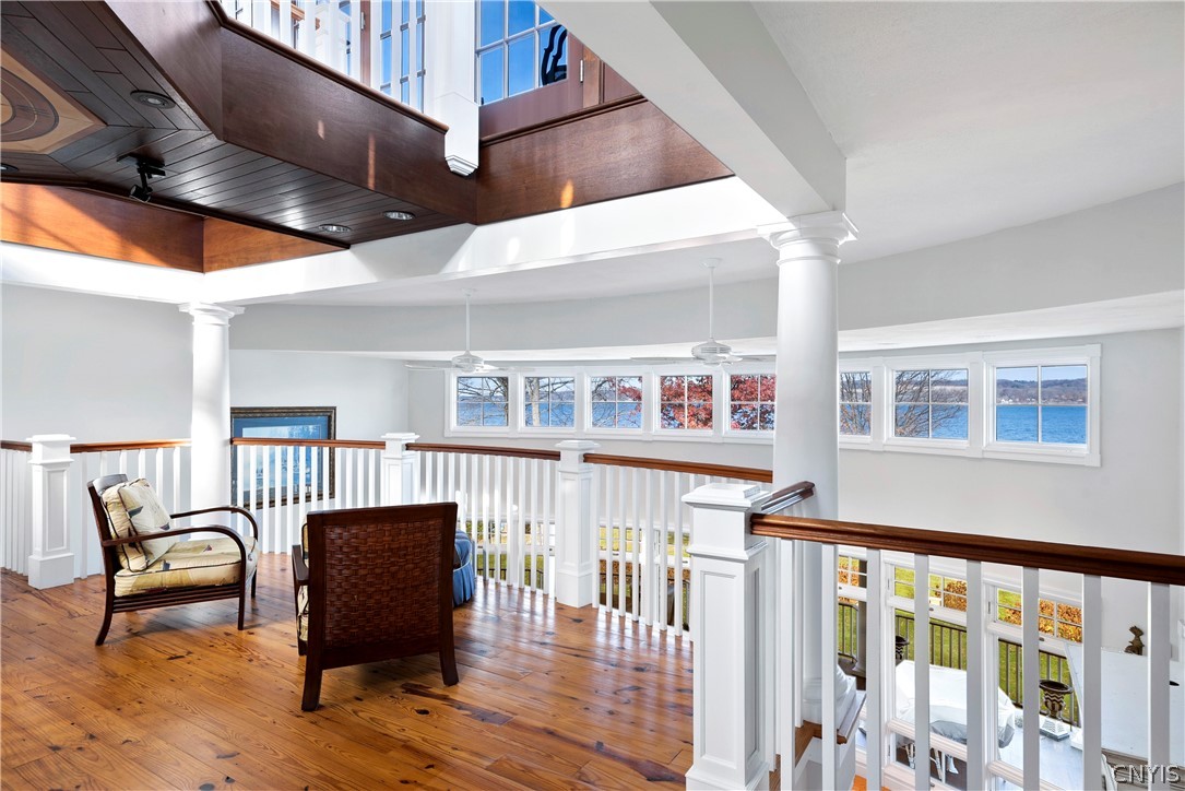 1818 West Lake Road Skaneateles, NY 13152 - Photo 25 of 47 Balcony overlooking Living Room