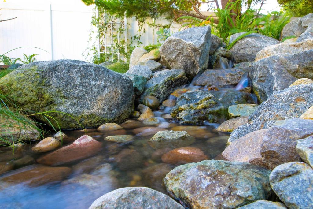 1677 Mission Meadow Drive Oceanside, CA 92057 - Photo 28 of 48 a backyard of a house with lots of green space