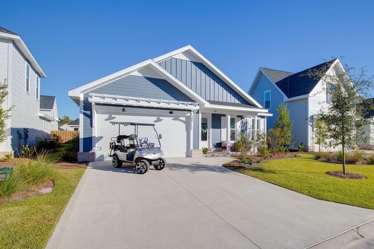 House includes this 4 Seater Golf Cart