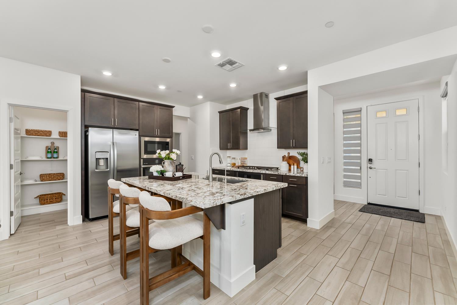 4156 Salt Point Way Rancho Cordova, CA 95742 - Photo 11 of 43 Newer fridge included, stainless steel appliances