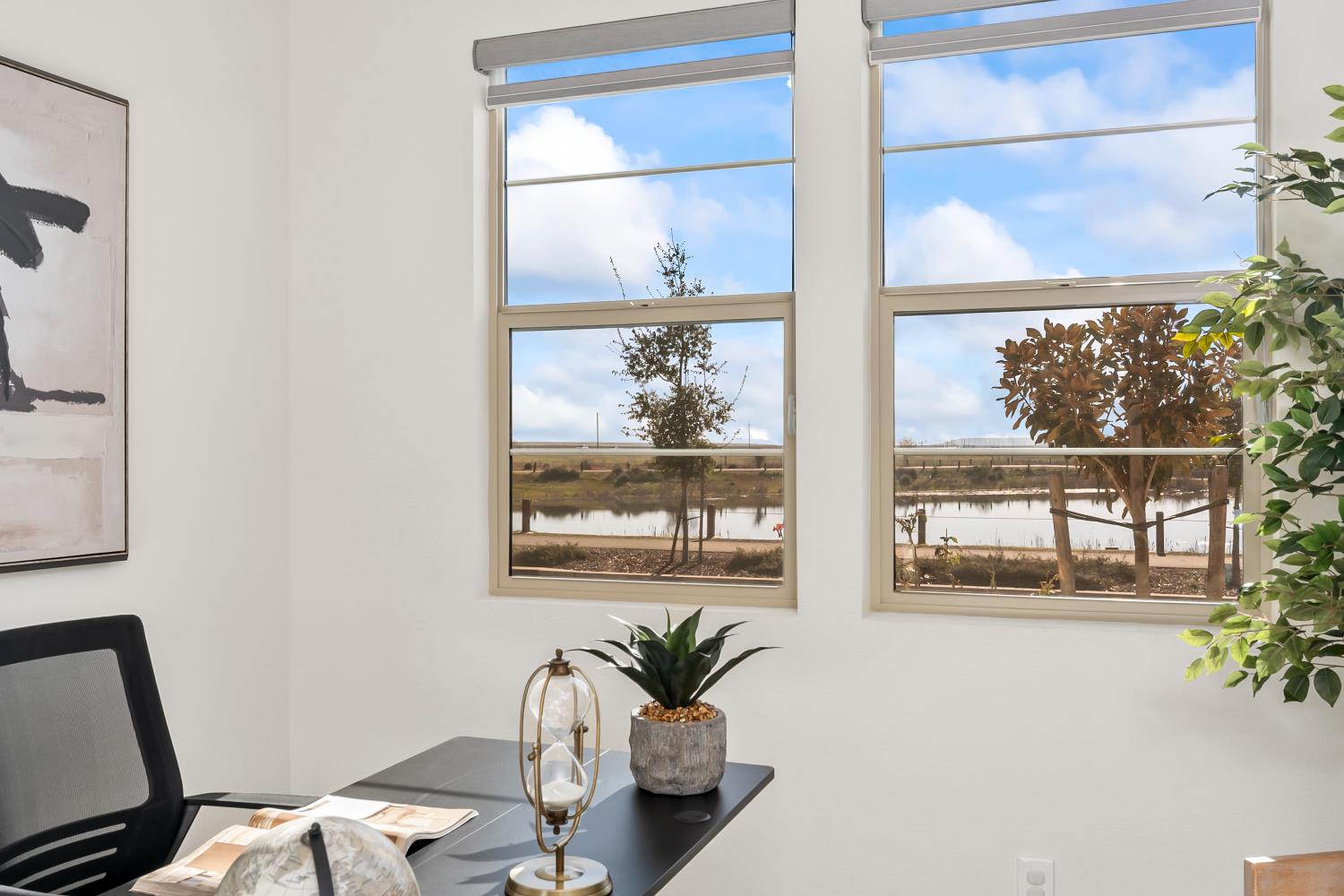 4156 Salt Point Way Rancho Cordova, CA 95742 - Photo 31 of 43 Front bedroom has peaceful view of pond and walking trail