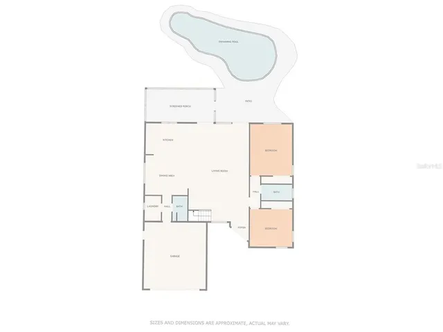 a picture of a floor plan