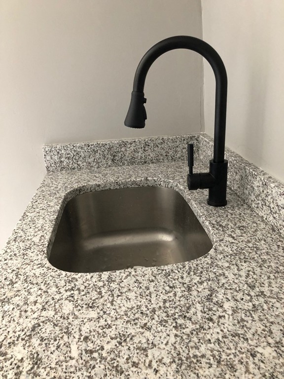 a close view of sink