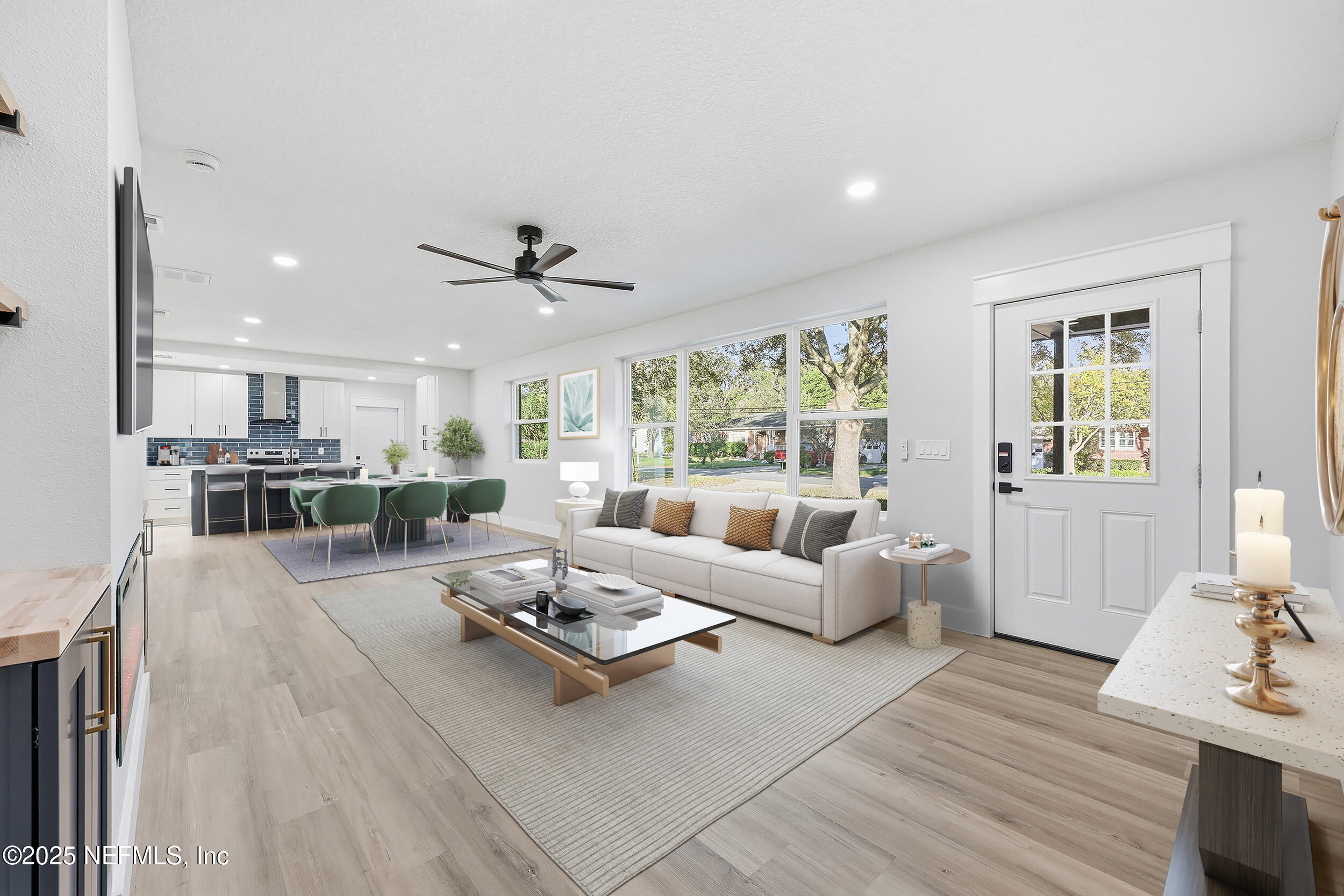 1440 Harbor Oaks Road Jacksonville, FL 32207 - Photo 10 of 63 a living room with furniture and view of kitchen