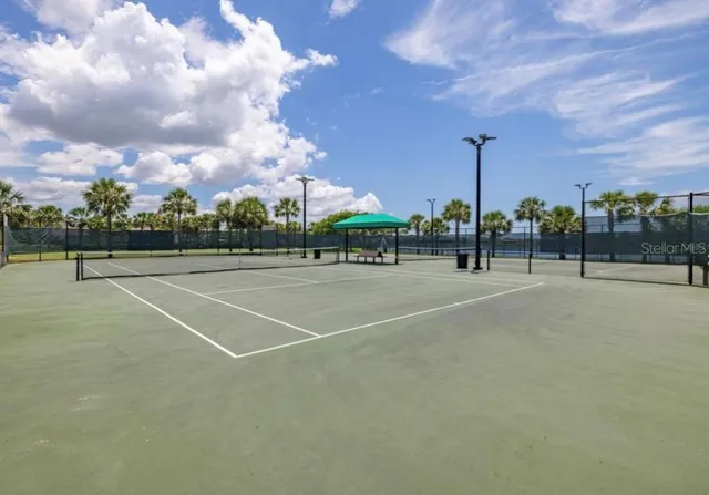 a view of a basketball court