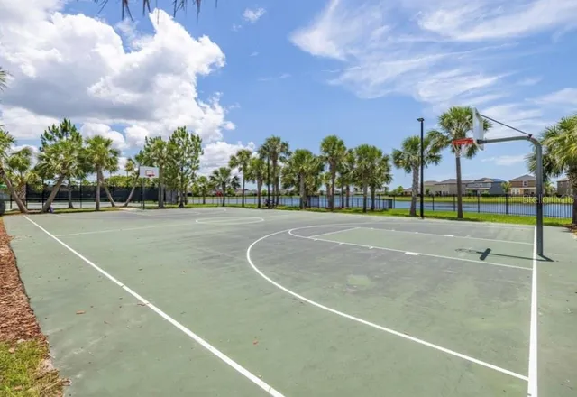 a view of a basket ball ground
