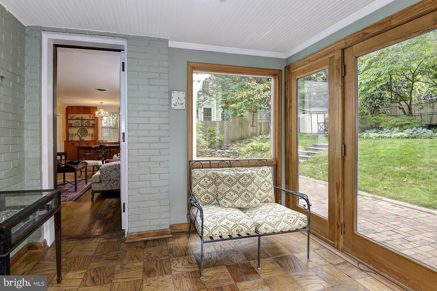 5312 Wriley Road Bethesda, MD 20816 - Photo 8 of 21 Glassed in Sunroom