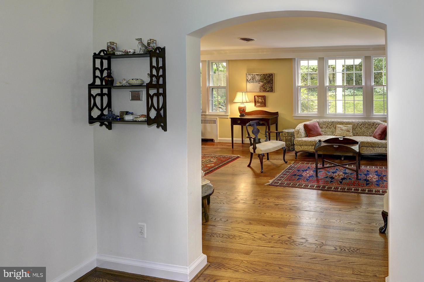 5312 Wriley Road Bethesda, MD 20816 - Photo 9 of 21 Entry Foyer to Living Room
