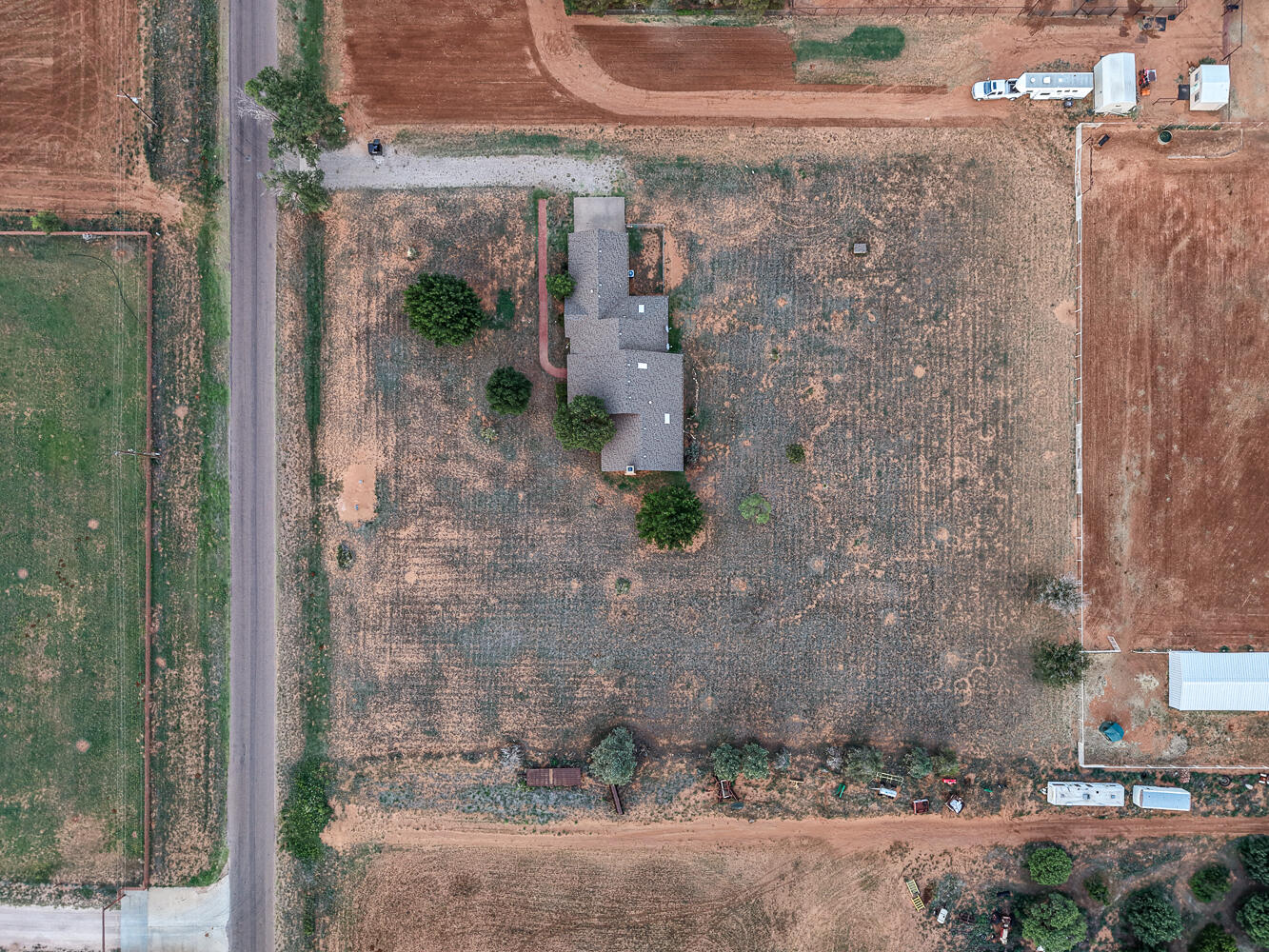 10025 Woodrow Road Ropesville, TX 79358 - Photo 74 of 78 10025 Woodrow Rd-Ariel View