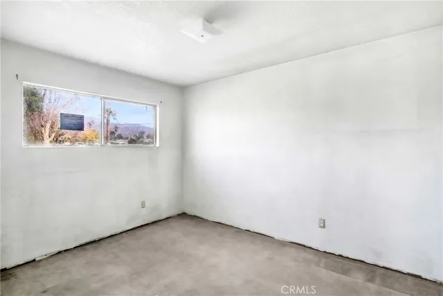 a view of a room with window