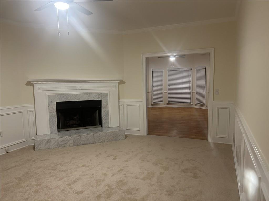 1273 Channel Park Southwest Marietta, GA 30064 - Photo 40 of 69 an empty room with a fireplace