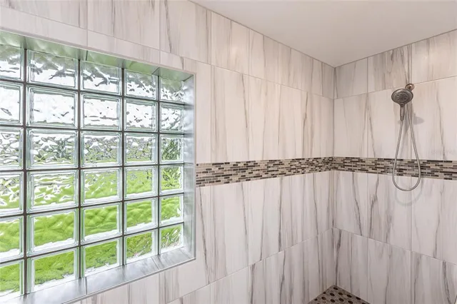 a view of a balcony with a plant