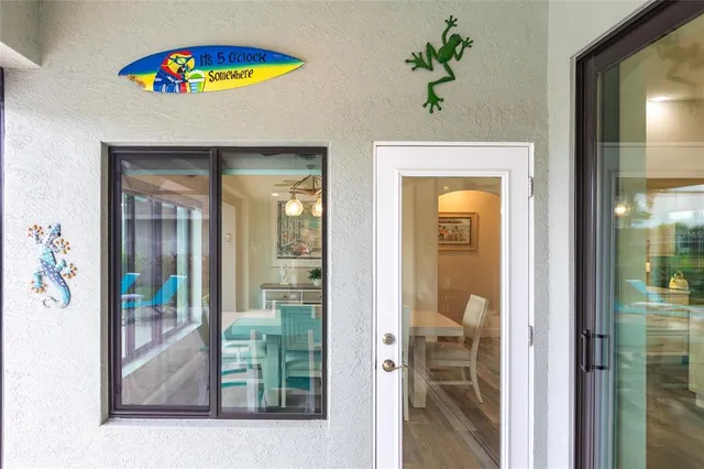 a view of swimming pool with a patio