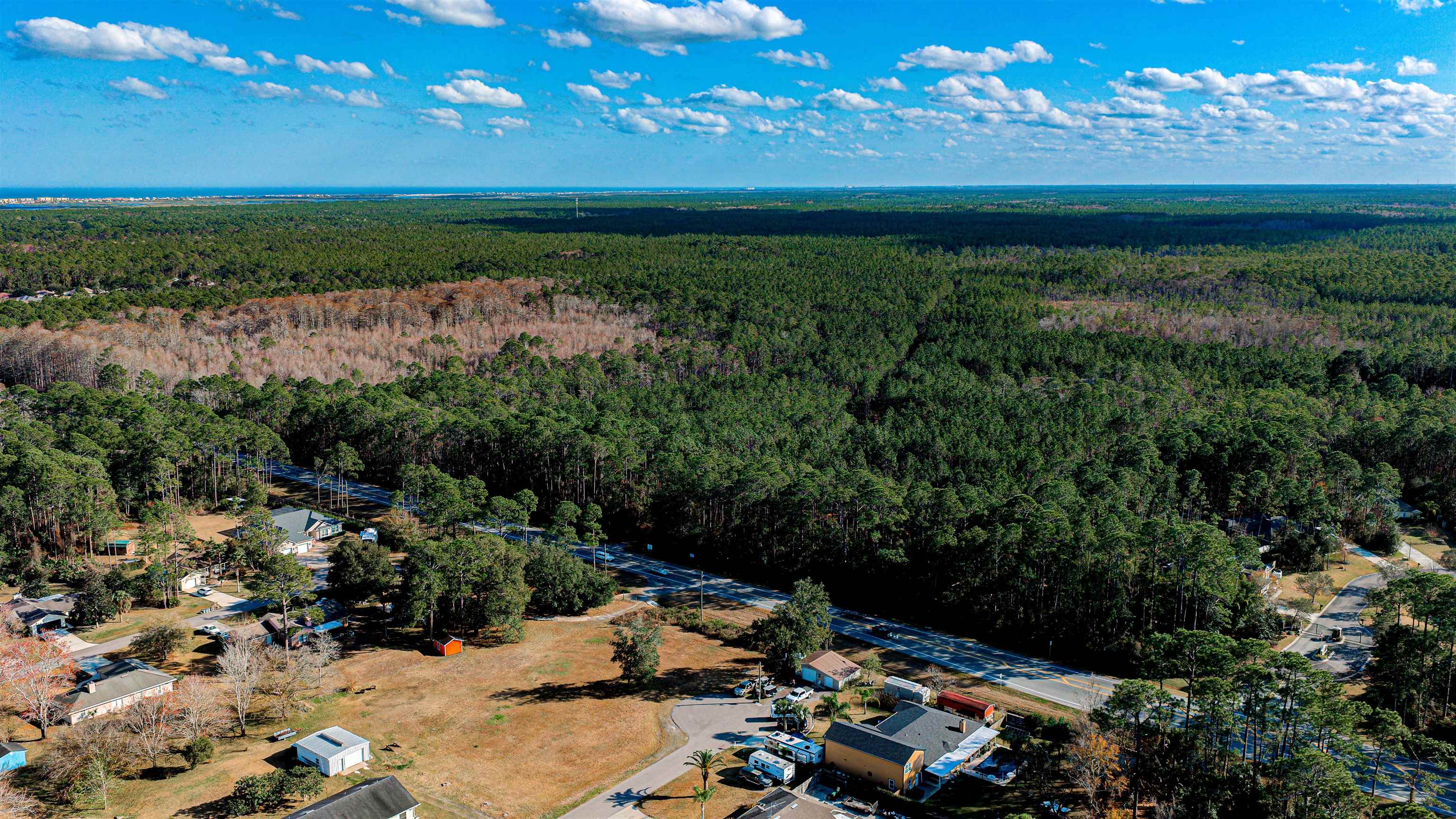 206 E Street St. Augustine, FL 32080 - Photo 24 of 24 a view of a lake with a yard
