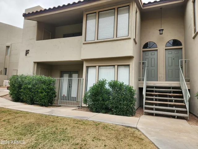a house view with a outdoor space