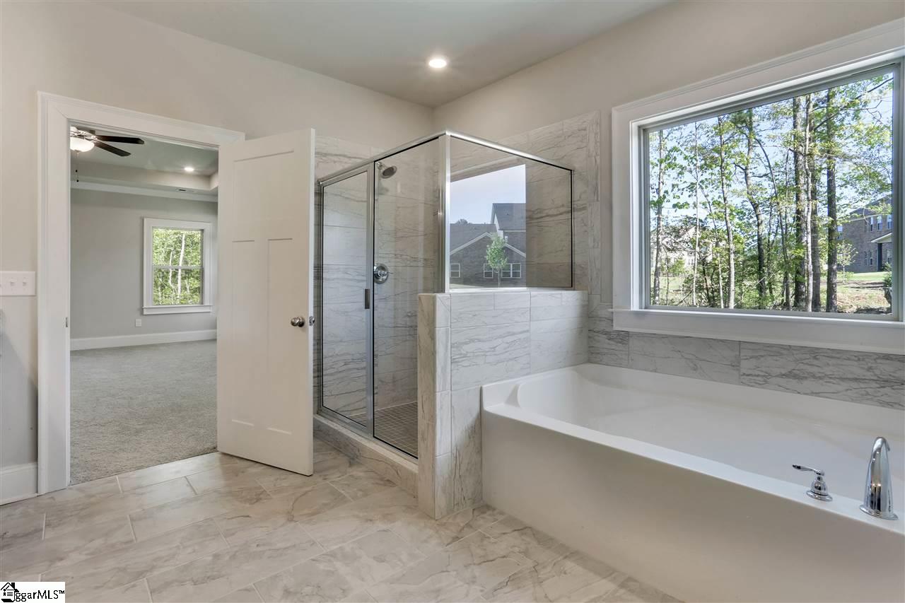 604 Rutland Court, Unit SITE 13 Greer, SC 29651 - Photo 16 of 33 Large separate soaking tub and full tile walk-in shower