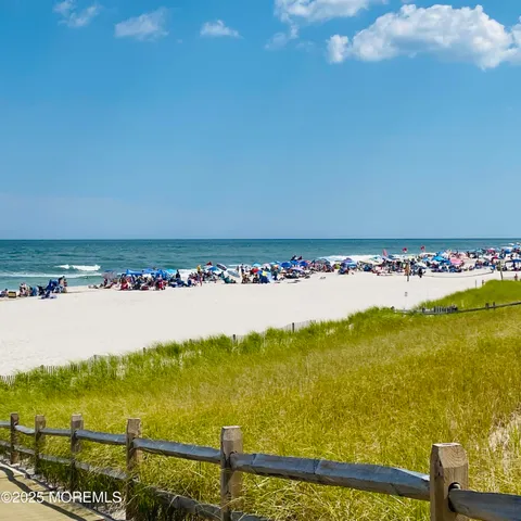 a view of an ocean and beach